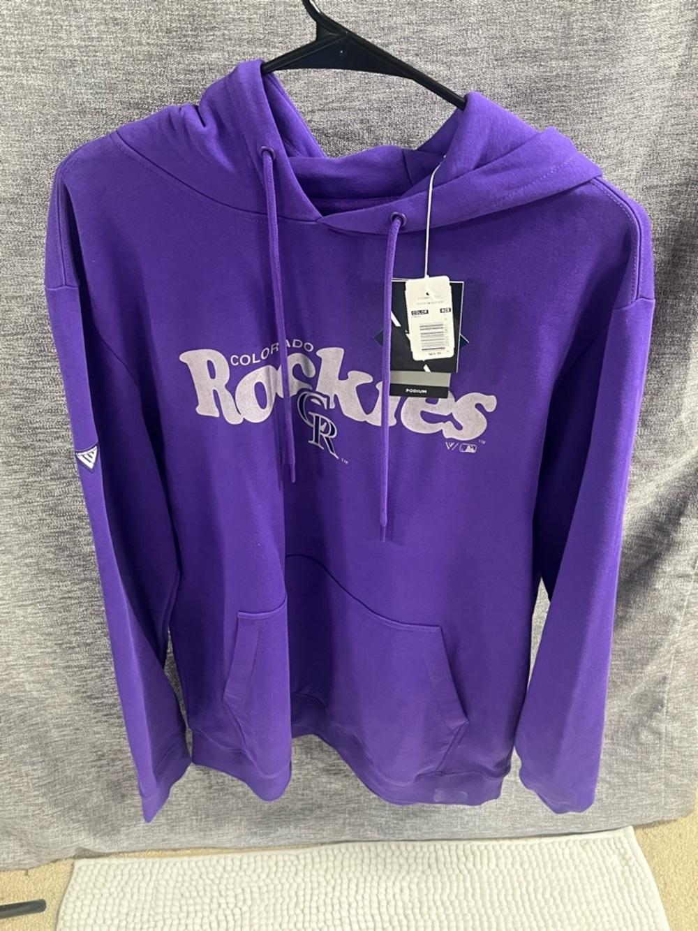 Colorado Rockies Purple Pullover Hoodie